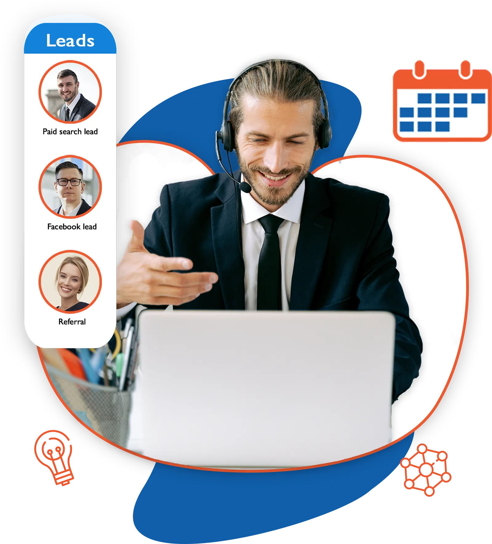 Registration form of leadcenter.ai